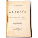 KENNAN- SYBERYA T.1-3 [komplet] wyd. Lwów 1895r., oprawa Żenczykowski