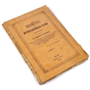 ŚWIDERSKI- MEDYCYNA DO POWSZECHNEGO UŻYTKU cz. 1. Wilno 1863