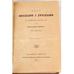 KITOWICZ- OPIS OBYCZAJÓW I ZWYCZAJÓW ZA PANOWANIA AUGUSTA III. T1-4. Petersburg 1855