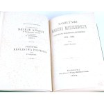MATUSZEWICZ- PAMIĘTNIKI MARCINA MATUSZEWICZA KASZTELANA BRZESKIEGO-LITEWSKIEGO 1714-1765. T. 1-4 (komplet w 2 wol.)