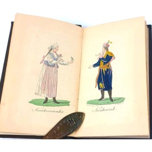 MĄCZYŃSKI - WŁOŚCIANIE Z OKOLIC KRAKOWA. Kraków 1858, tabl. ryc. 12 (miedzioryty, kolorowane ręcznie),