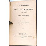 MĄCZYŃSKI - WŁOŚCIANIE Z OKOLIC KRAKOWA. Kraków 1858, tabl. ryc. 12 (miedzioryty, kolorowane ręcznie),