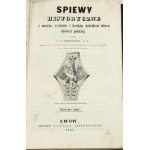 NIEMCEWICZ- ŚPIEWY HISTORYCZNE 1849. Superexlibris z herbem Pilawa Potockich