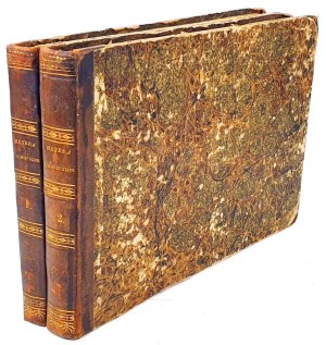 MEYER'S UNIVERSE OR A DESCRIPTION OF THE MOST WORTHY OF SIGHT AND ATTENTION OF OBJECTS OF NATURE AND ART THROUGHOUT THE EARTH. WITH ENGRAVINGS ON STEEL. Vol. 1-2[ complete ] 93 engravings