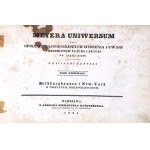 MEYERA UNIWERSUM CZYLI OPISANIE NAJGODNIEJSZYCH WIDZENIA I UWAGI PRZEDMIOTÓW NATURY I SZTUKI PO CAŁEJ ZIEMI. Z RYCINAMI NA STALI. T. 1-2[ komplet ] 93 ryciny