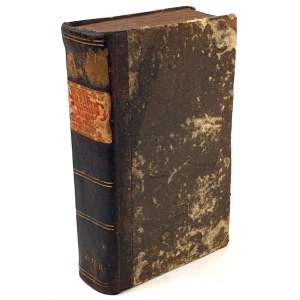 TEOLOGIA PASTORALNA. t.1: UWAGI O ZACNOŚCI URZĘDU KAPŁAŃSKIEGO STANU 1809. Proweniencja: Biblioteki Kronenbrega: