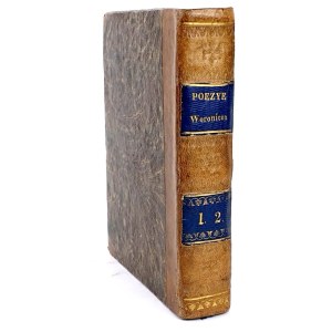 WORONICZ - POEZYE wyd. Kraków 1832r. t.1-2 [współoprawne]