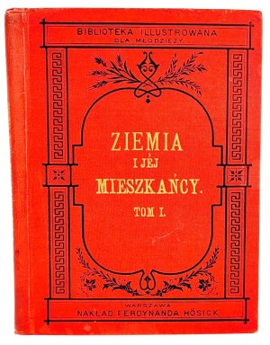 STROYNOWSKI - ZIEMIA I JÉJ MIESZKAÑCY t.1 1881 engravings, binding