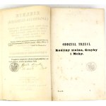 GERALD-WYŻYCKI- ZIELNIK ekonomiczno-techniczny, czyli opisanie drzew, krzewów i roślin t.1-2 Wilno 1845