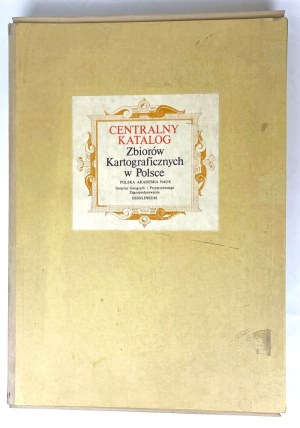CENTRAL CATALOG OF CARTOGRAPHIC COLLECTIONS IN POLAND NOTEBOOK 5 PART. 1-2 [complete].