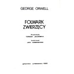 ORWELL- FOLWARK ZWIERZĘCY ilustr. Lebenstein