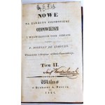 LORGUES- NOWE NA ZARZUTY FILOZOFIZMU ODPOWIEDZI Z WYZWOLONYCH NAUK ZEBRANE t.1-2. Wilno 1841