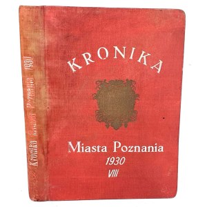 KRONIKA MIASTA POZNANIA rocznik VIII 1930