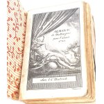 [DANIEL CHODOWIECKI] ALMANAC DE GOETTINGUE POUR L'ANNEE wyd. 1783. Ryciny Daniela Chodowieckiego