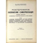 KORZONEK - POSTĘPOWANIE EGZEKUCYJNE I ZABEZPIECZAJĄCE t.I-II wyd.1934