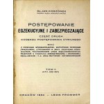 KORZONEK - POSTĘPOWANIE EGZEKUCYJNE I ZABEZPIECZAJĄCE t.I-II wyd.1934