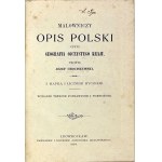 CHOCISZEWSKI- MALOWNICZY OPIS POLSKI wyd. 1907. Oprawa w biało-czerwone płótno oprawa z Orłem polskim i Pogonią Litewską