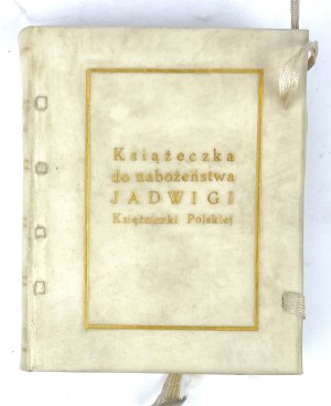 THE BOOK OF JADWIG'S NABLES edition 1875 period parchment