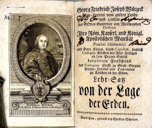 [ASTRONOMY. VERY RARE WORK. COPERNICUS ] WILLY-NILLY - LEHR-SATZ VON DER LAGE DER ERDEN. Parts 1-2 [in 1 vol.] 1764