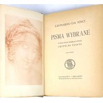 LEONARDO DA VINCI- PISMA WYBRANE pod red. Staffa 1930