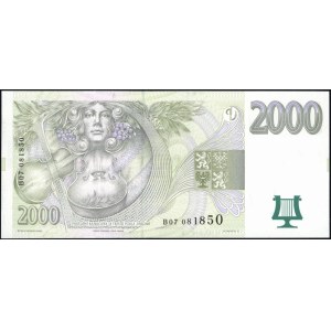Czech Republic. 1999 2000 Korun Prefix B