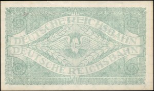 Germany. 1923 10 Trillion Billionen Mark Railroad Reichsbahn