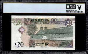 Northern Ireland. 20 Pounds 2008 Prefix BG