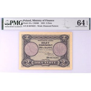 Poland. 1925 2 Zlote Prefix B
