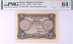 Poland. 1925 2 Zlote Prefix B