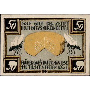 Poland. Sovetsk Tylża 50 Fenigow 1921