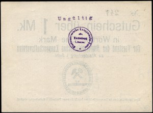 Poland. Wałbrzych 1914 1 2 5 10 Marek Set 7 Pieces Scarce