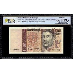 Portugal. 10000 Escudos 1998 Prefix 3G