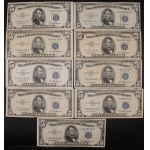United States of America. 1953 A 5 Dollars Silver Certificate Lot 15 Pieces