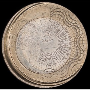 Colombia. 2013 1000 Pesos Off Center Nucleus Mint Error Rare
