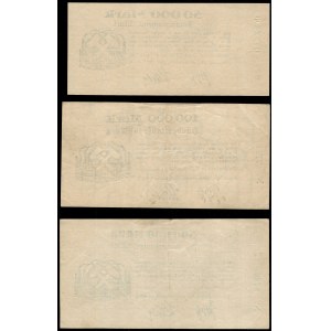 Poland. Wałbrzych 50000 100000 500000 1 2 5 Millionen Marek 1923 6 Piece Set Scarce