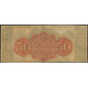 United States of America. 1850s (Pre 1854) 50 Dollars New Orleans Canal & Banking Co. Louisiana Plate B