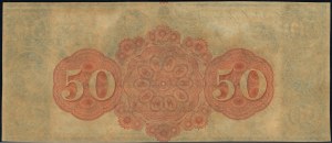 United States of America. 1850s (Pre 1854) 50 Dollars New Orleans Canal & Banking Co. Louisiana Plate B