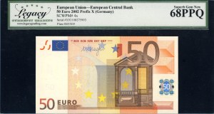 Germany. 2002 50 Euro Plate Prefix X R055D5