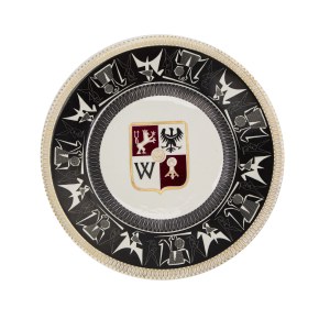 Leszek Nowosielski, Patera dekoracyjna z herbem Wrocławia, lata 60. XX w.