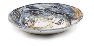 Yannick Leider, Decorative platter, 2nd half of 20th century.