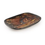 Leszek Dutka, Decorative platter, 1960s-70s.