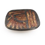 Leszek Dutka, Decorative platter, 1960s-70s.