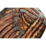 Leszek Dutka, Decorative platter, 1960s-70s.