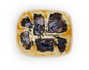 Leszek Dutka, Decorative platter, 1966