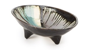 Leszek Dutka, Decorative bowl, 1960s-70s.