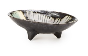 Leszek Dutka, Decorative bowl, 1960s-70s.
