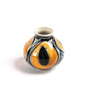 Elżbieta Piwek-Białoborska Faience Works Włocławek in Włocławek, Vase, pattern no. 166, 2nd half of the 20th century.