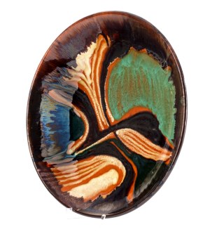 Cooperative 'Kamionka' in Lysa Gora, Decorative platter, 2nd half of the 20th century.
