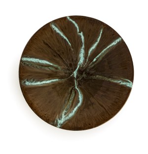 Andrew Trzaska, Decorative platter, 1960s-70s.