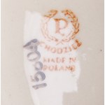 Porcelánové a porcelánové dielne v Chodzieži, váza, 50. - 60. roky 20. storočia.